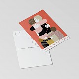 © Carolin Löbbert "Big hug for you!" Postkarten Recyclingpaper 300g/m2,  10,5x14,8 cm, 2020, 1Stk. /5. Stk, 2€ / 8€